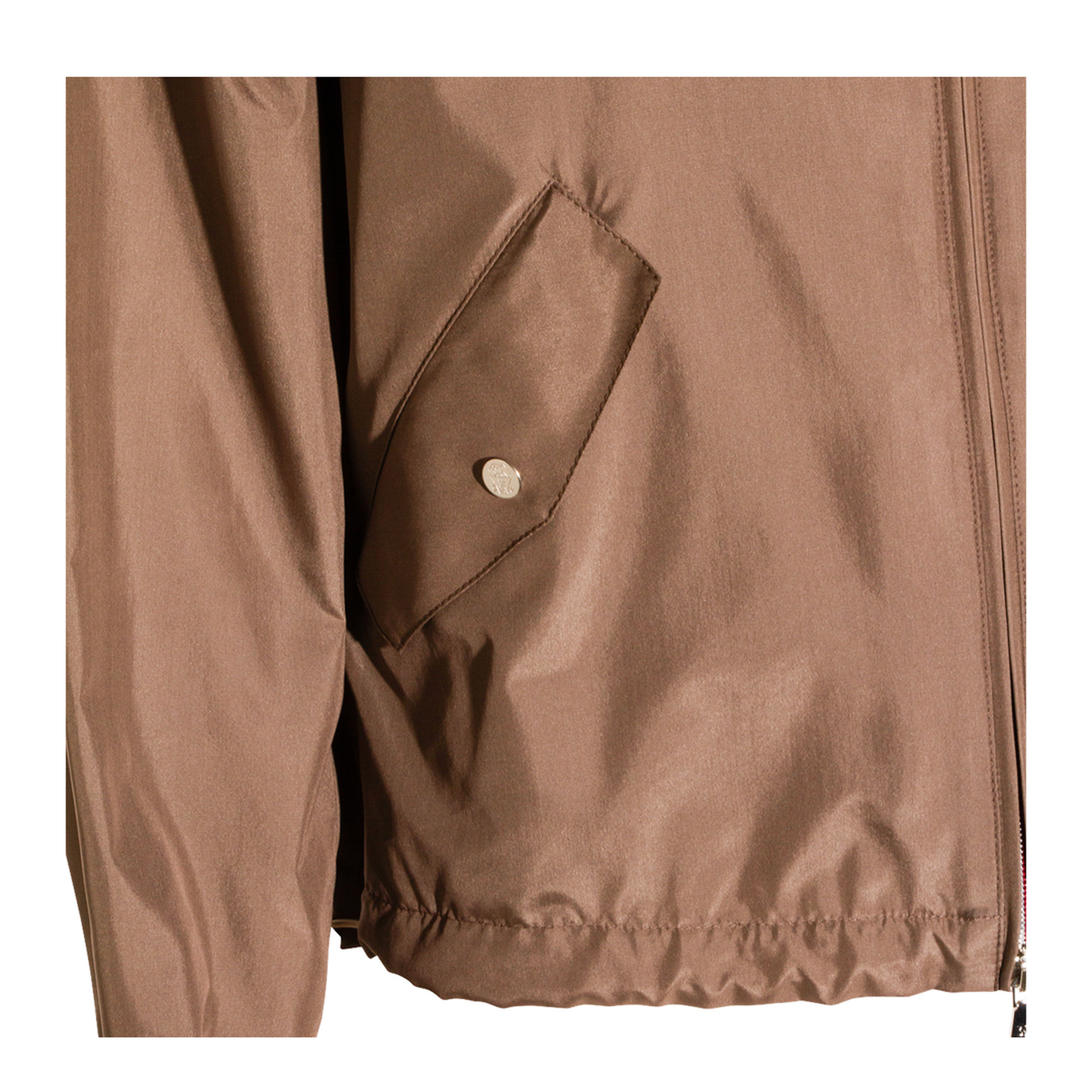Unlined Jacket in Membrane Silk