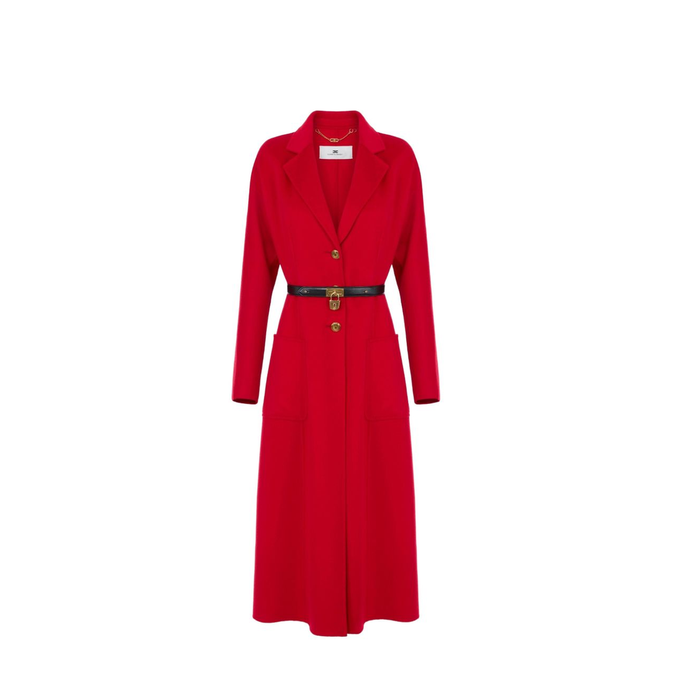 MAYFEYR - Elisabetta Franchi - Coat In Wool Double Cloth - CP03D67E2CG5