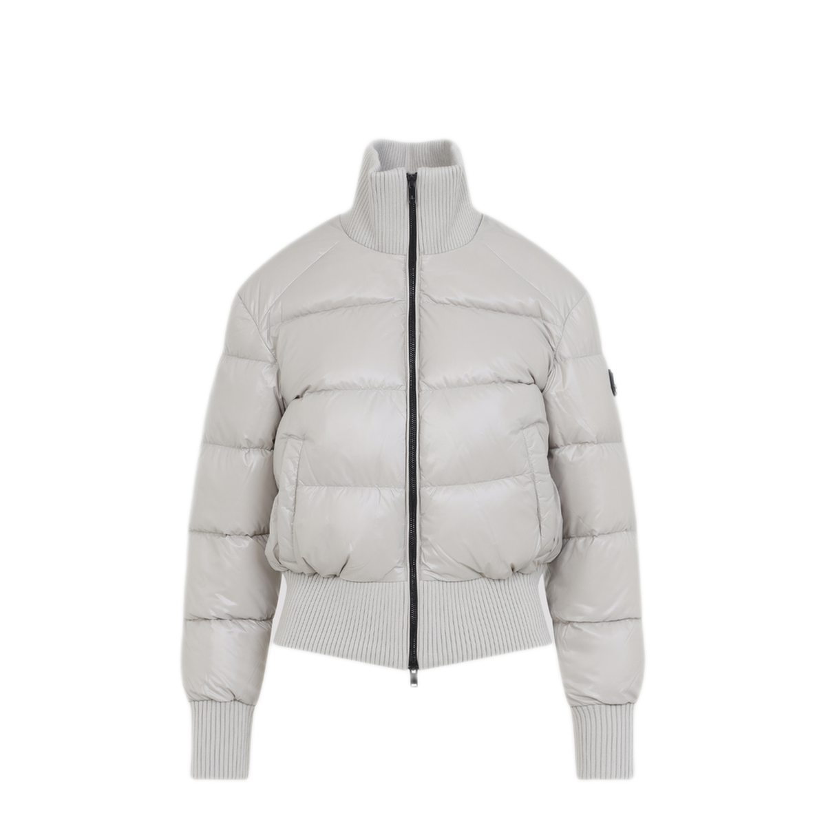 MAYFEYR - Moose Knuckles - Queens Bomber Alabaster Nylon Puffer - M36LB0071705