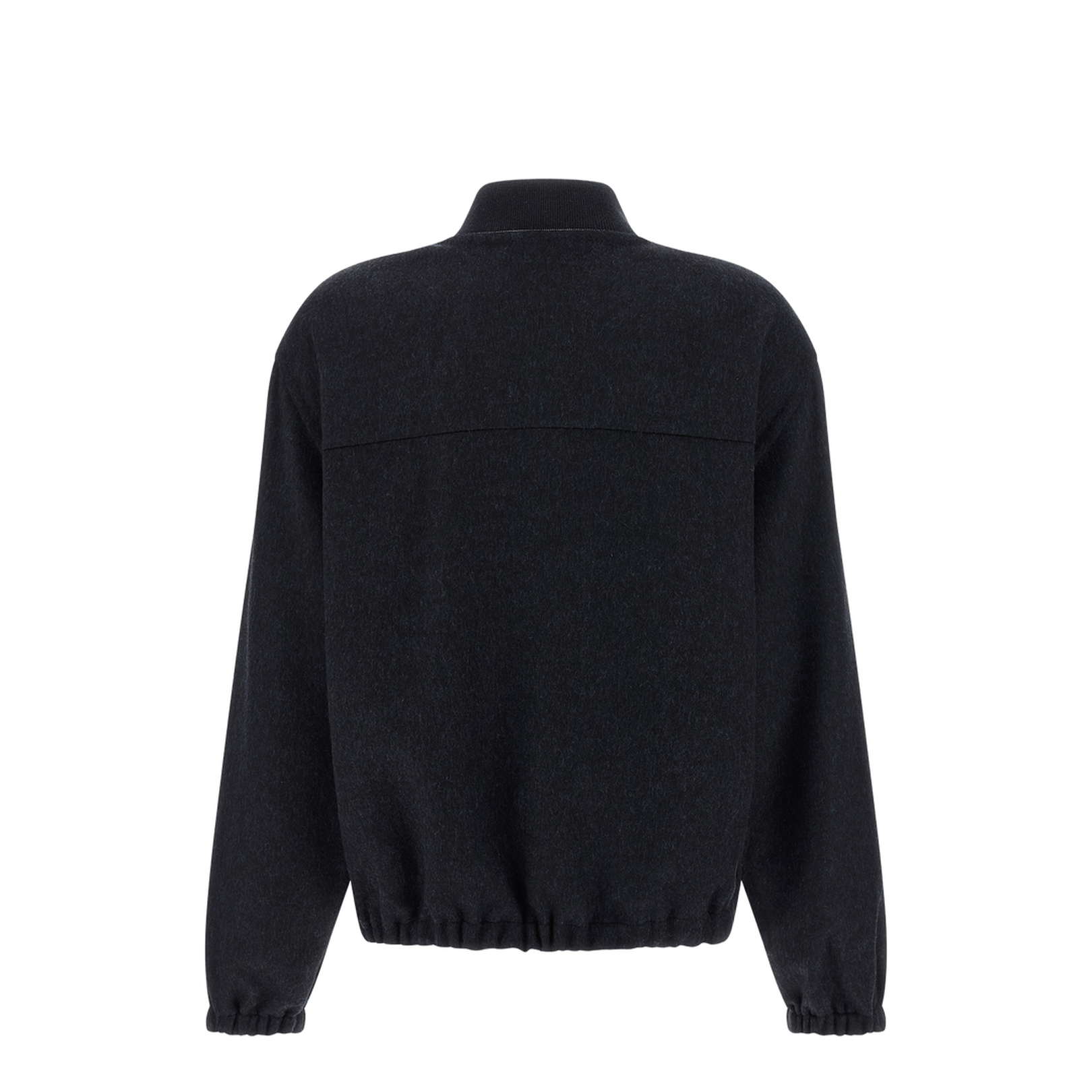 Shiny Zipper Pull Bomber Jacket