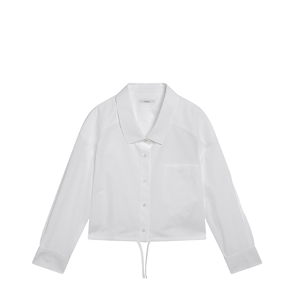MAYFEYR - Givenchy - White Short Poplin Shirt - BW61LF1634100