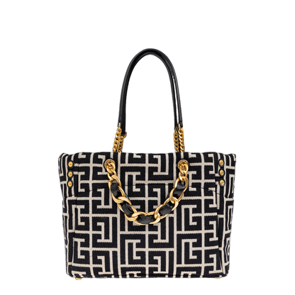 1945 Soft PB-monogrammed jacquard canvas tote bag