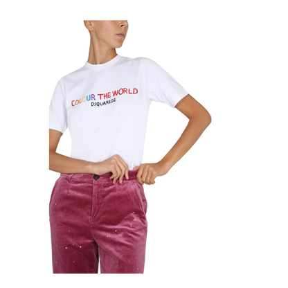 MAYFEYR - Dsquared2 - T-Shirt With Logo - S72GD0396S24387100