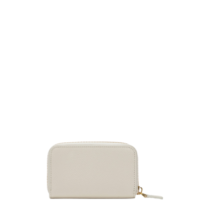 Cherryfic Mini Zip Wallet In Grainy Calfskin