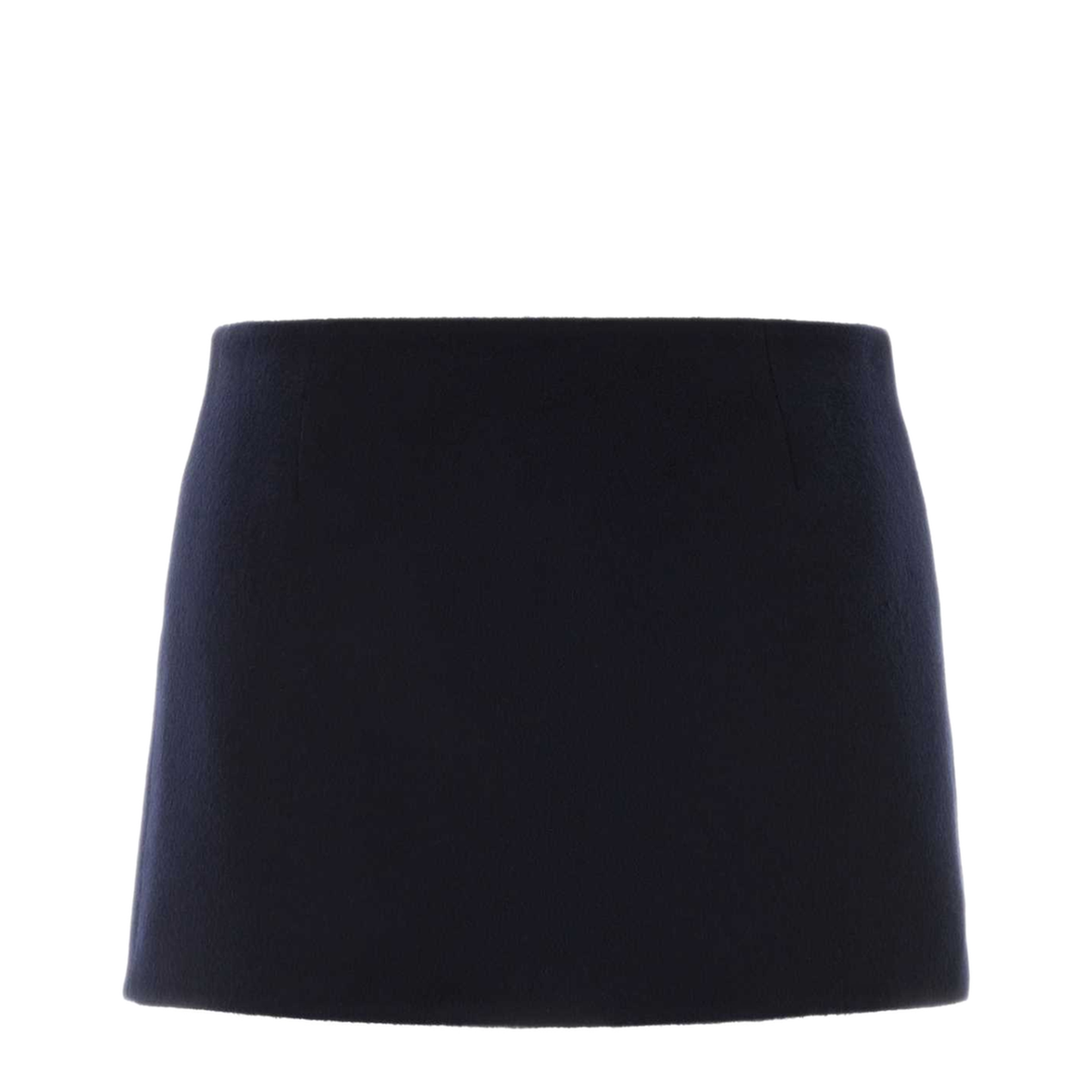 MAYFEYR - Miu Miu - Midnight Blue Wool Blend Reversible Mini Skirt - MG2595SOOO181BF005R