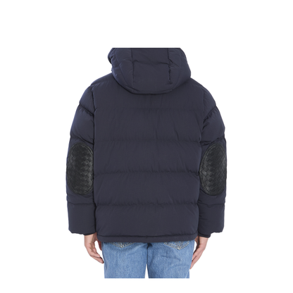 MAYFEYR - Bottega Veneta - Tech Cotton Puffer Jacket In Midnight Blue - 837046V5O604246
