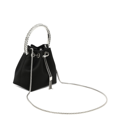 MAYFEYR - Jimmy Choo - Bon Bon Mini Handbag - BONBONVKMBLACKCRYSTAL