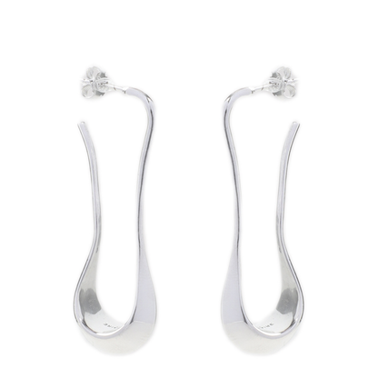 MAYFEYR - Lemaire - Short Drop Silver Earrings - AC251LO0042BK927