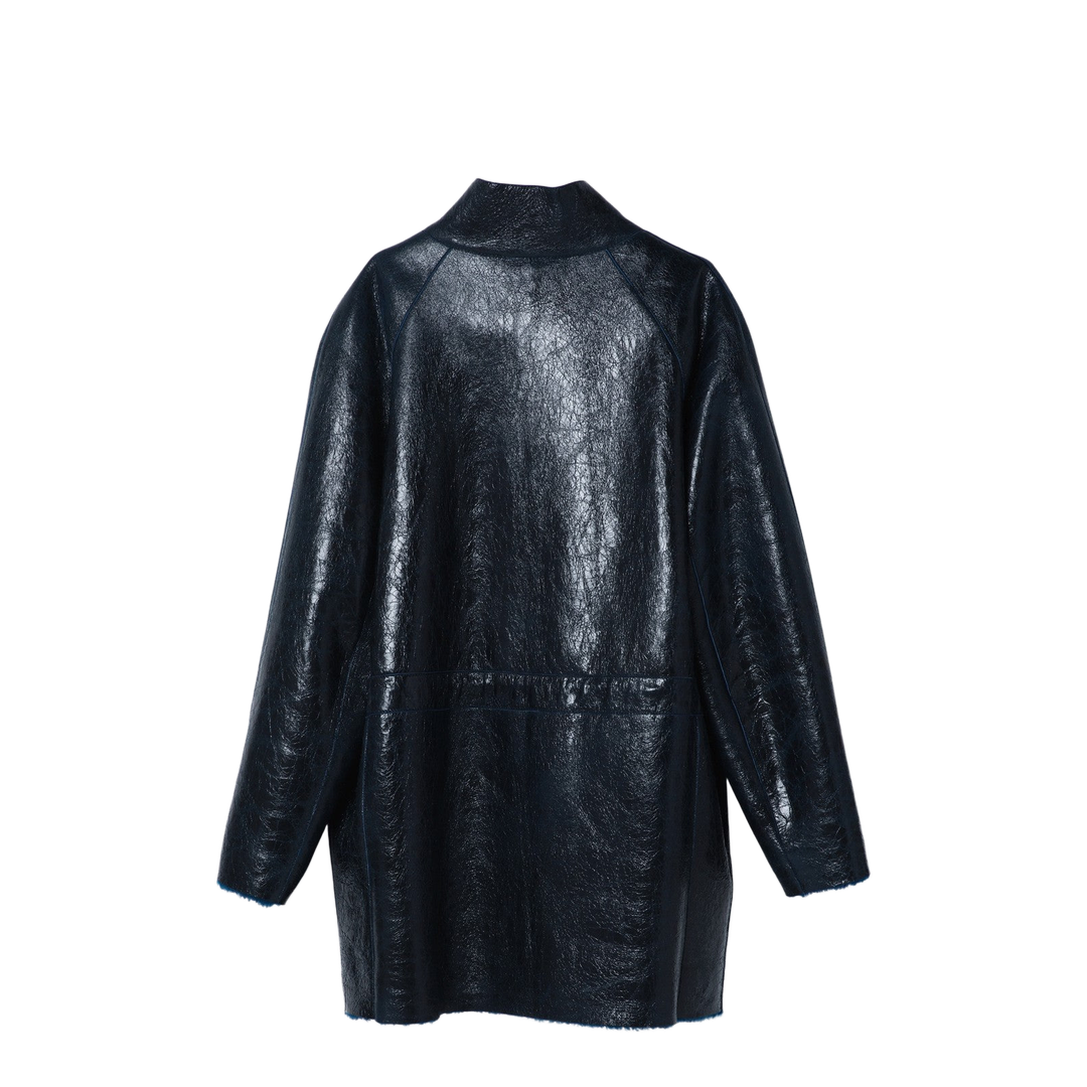 MAYFEYR - Fendi - Dark Blue Sheepskin Jacket - FM5379AONDF1PNC