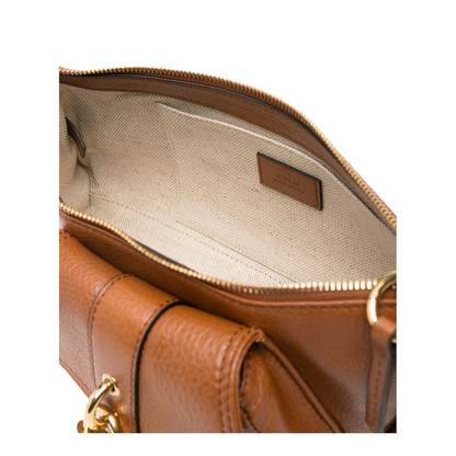 Pebbled Texture Shoulder Strap Bag