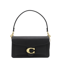 Tabby 26 Pebble Leather Shoulder Bag - Black