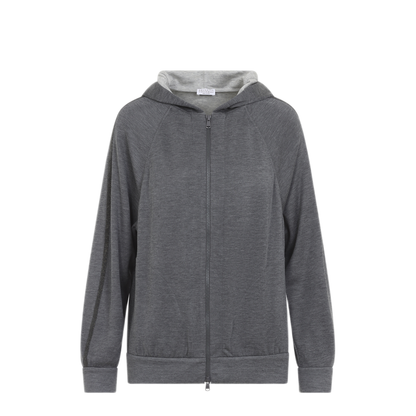 MAYFEYR - Brunello Cucinelli - Full Zip Monile Sweatshirt - MD828SM606C572