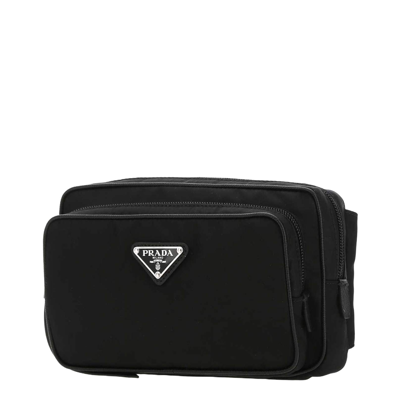 Black Re-Nylon Belt Bag