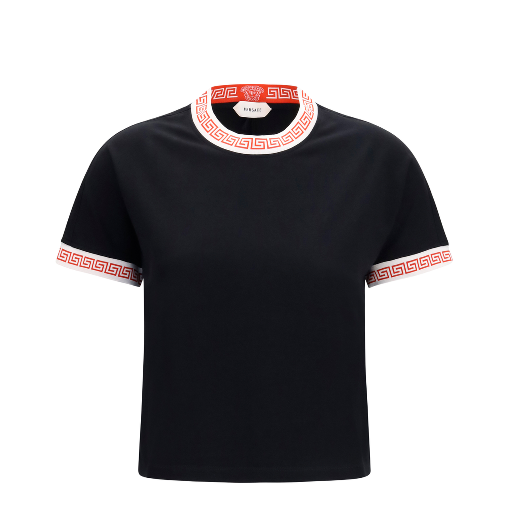 MAYFEYR - Versace - T-Shirt With Greca Details - 10259891A18712