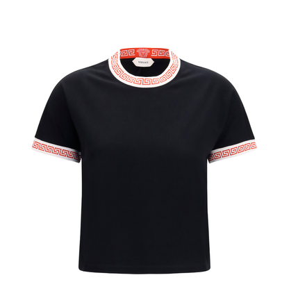 MAYFEYR - Versace - T-Shirt With Greca Details - 10259891A18712