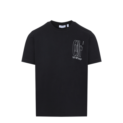 MAYFEYR - Off-White - Big Double Arrow T-Shirt - OMAA027S26JER0030001