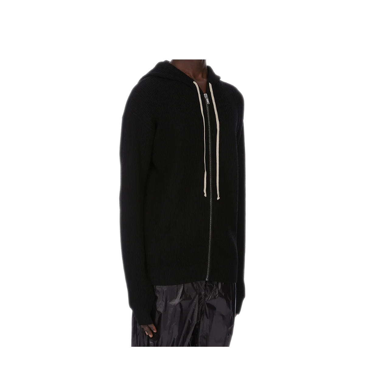 Zipper Hooded Shirt