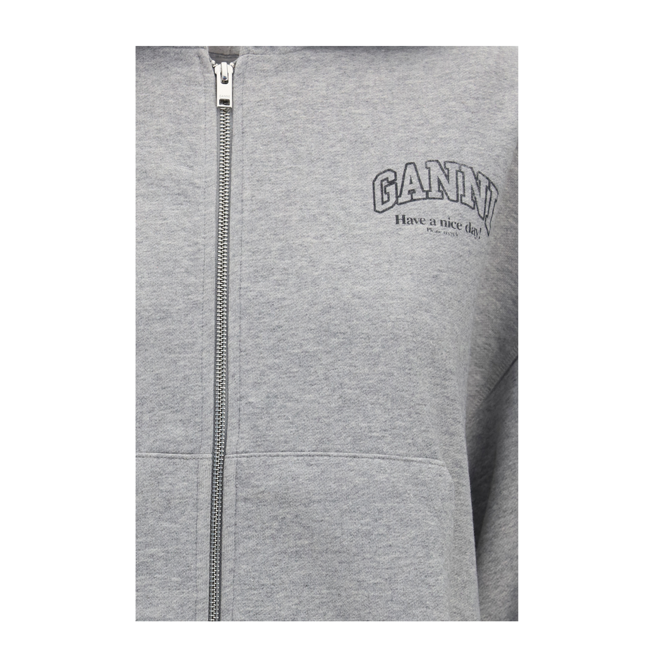 MAYFEYR - Ganni - Cotton Zip Up Hoodie - A1060023920