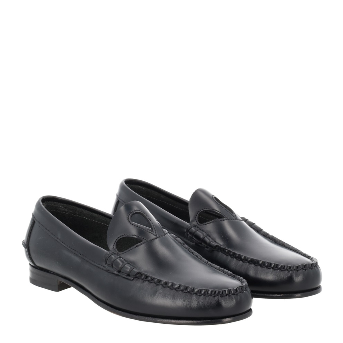 MAYFEYR - Hereu - Moccasin With Cut Out Detail - ANANWFS260011BLACK