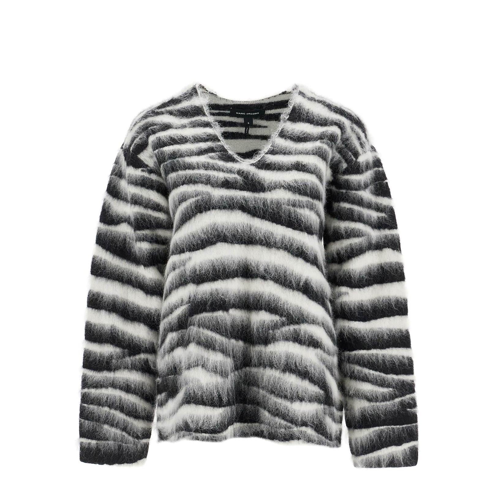 Marc Jacobs zebra print wool and mohair