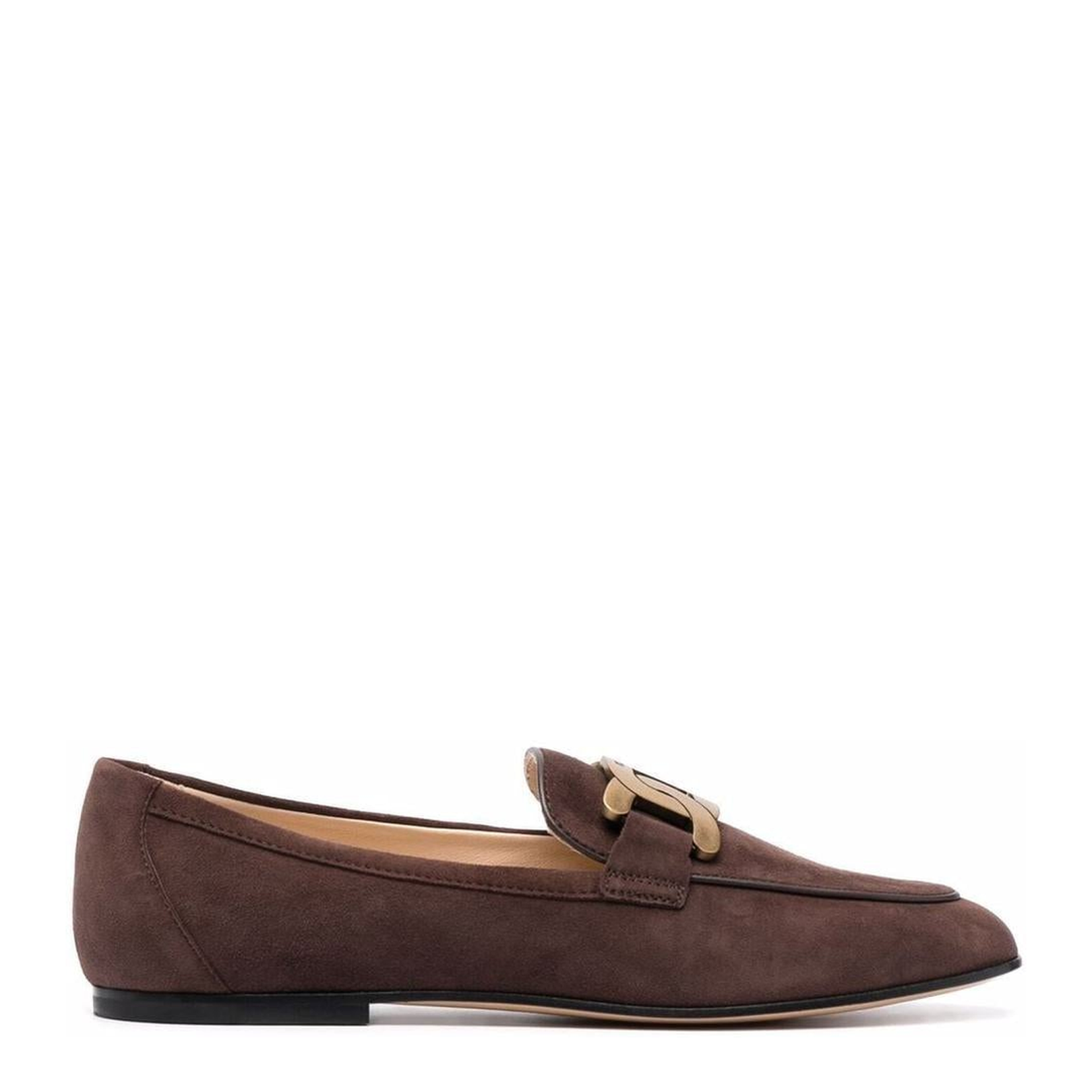 Exquisite Flat Shoes in Dark Brown