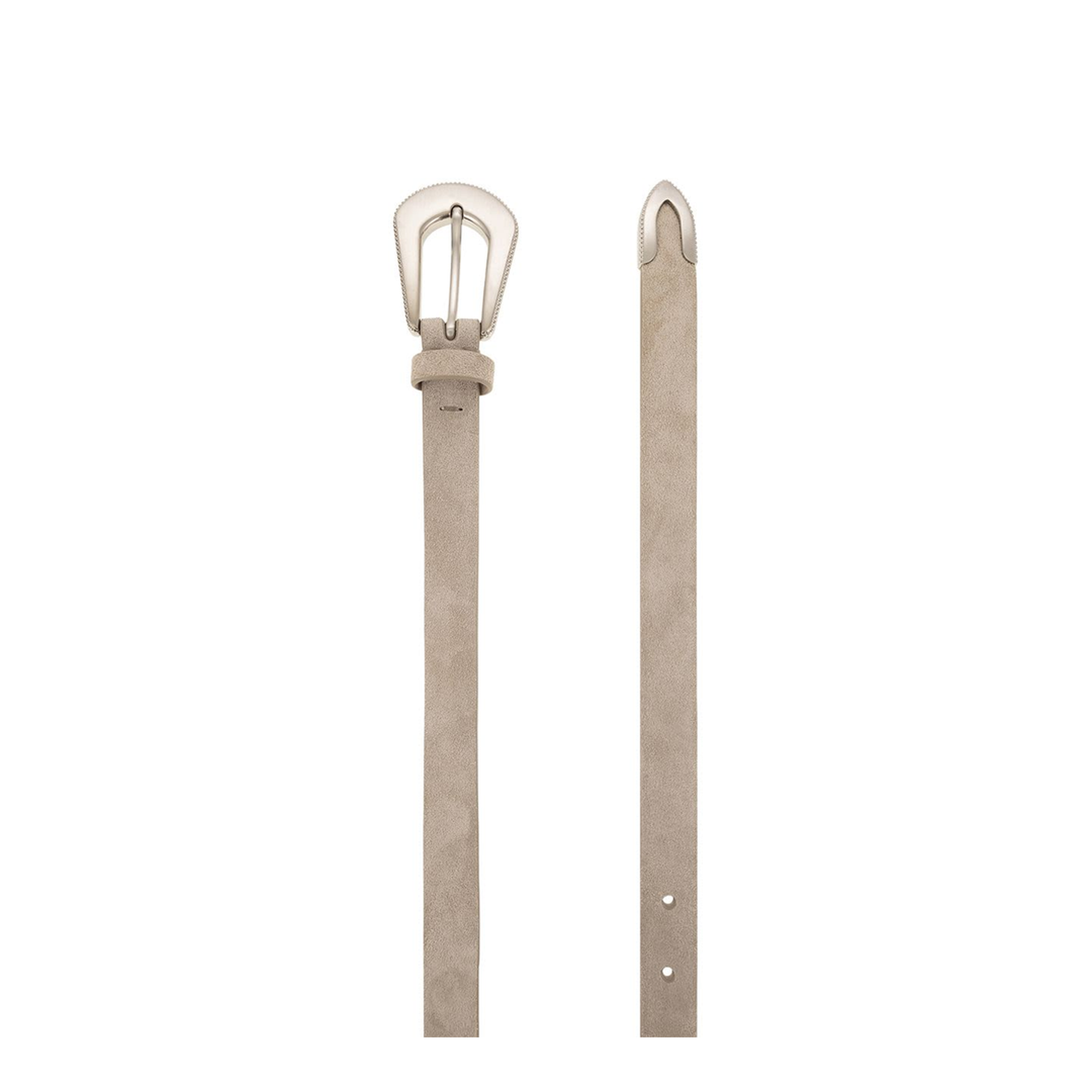 Western Belt in Suede Calfskin