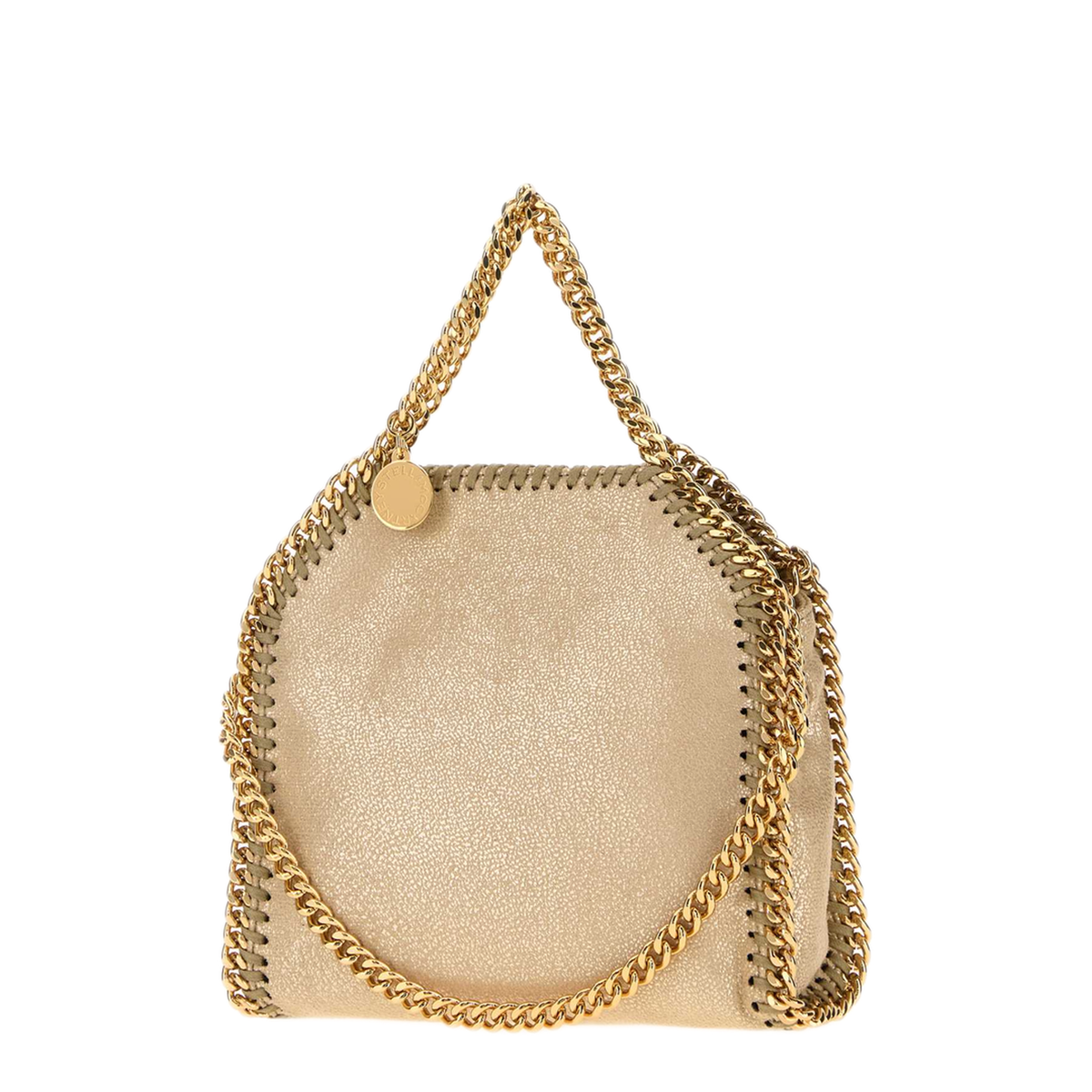 MAYFEYR - Stella Mccartney - Falabella Tiny Bag Eco Shiny Dotted Chamois - 391698WP0302T702