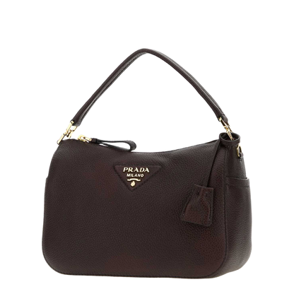 MAYFEYR - Prada - Dark Brown Leather Small Handbag - 1BC277VONM2DKVF05T8