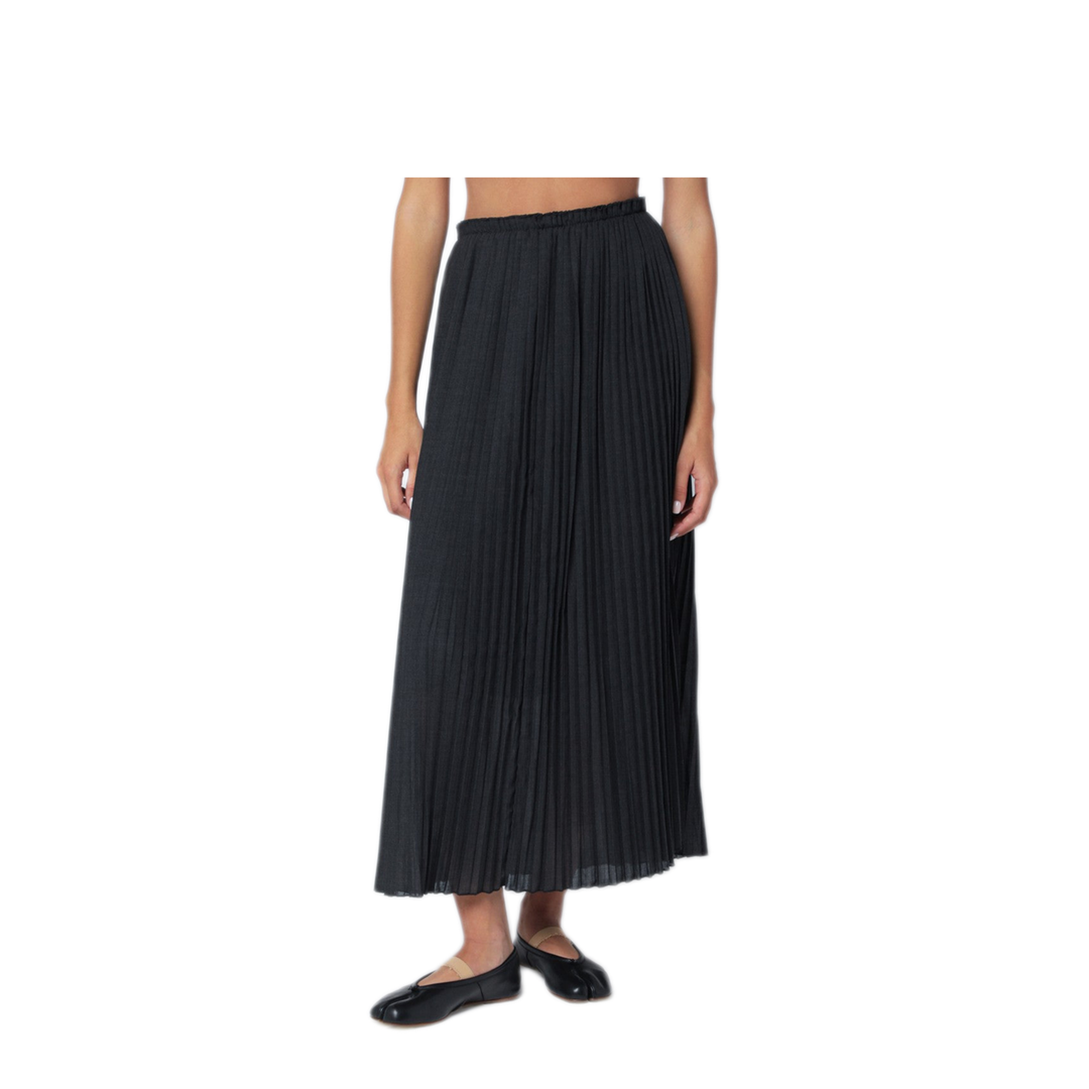 MAYFEYR - MKDT Studio - Gray Nadja Atelier Pleated Skirt - 25-4-135-3819PLDG