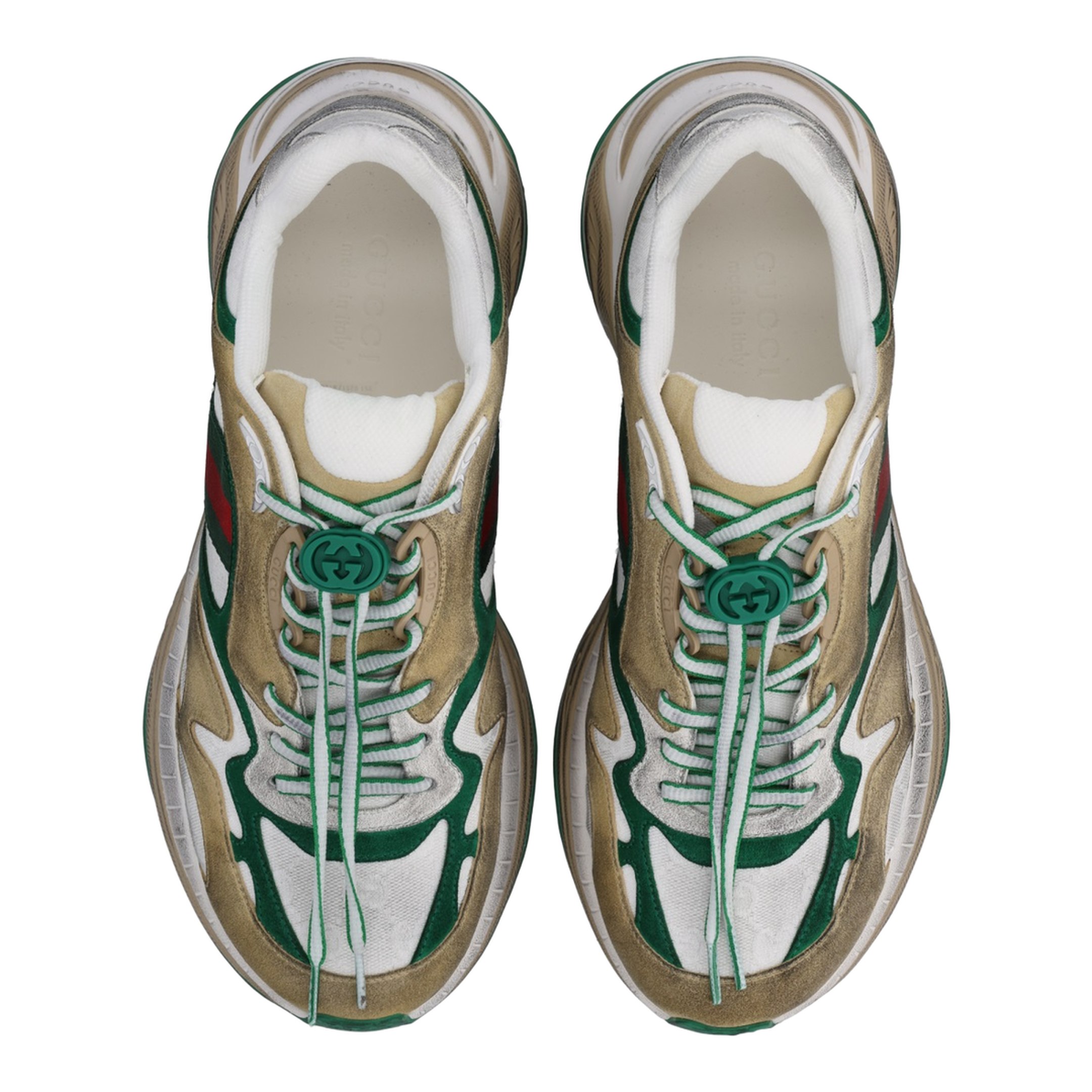 Drawstring Leather Sneakers
