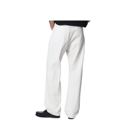 MAYFEYR - Agolde - White Trousers In Regenerated Denim - A7031183CHW