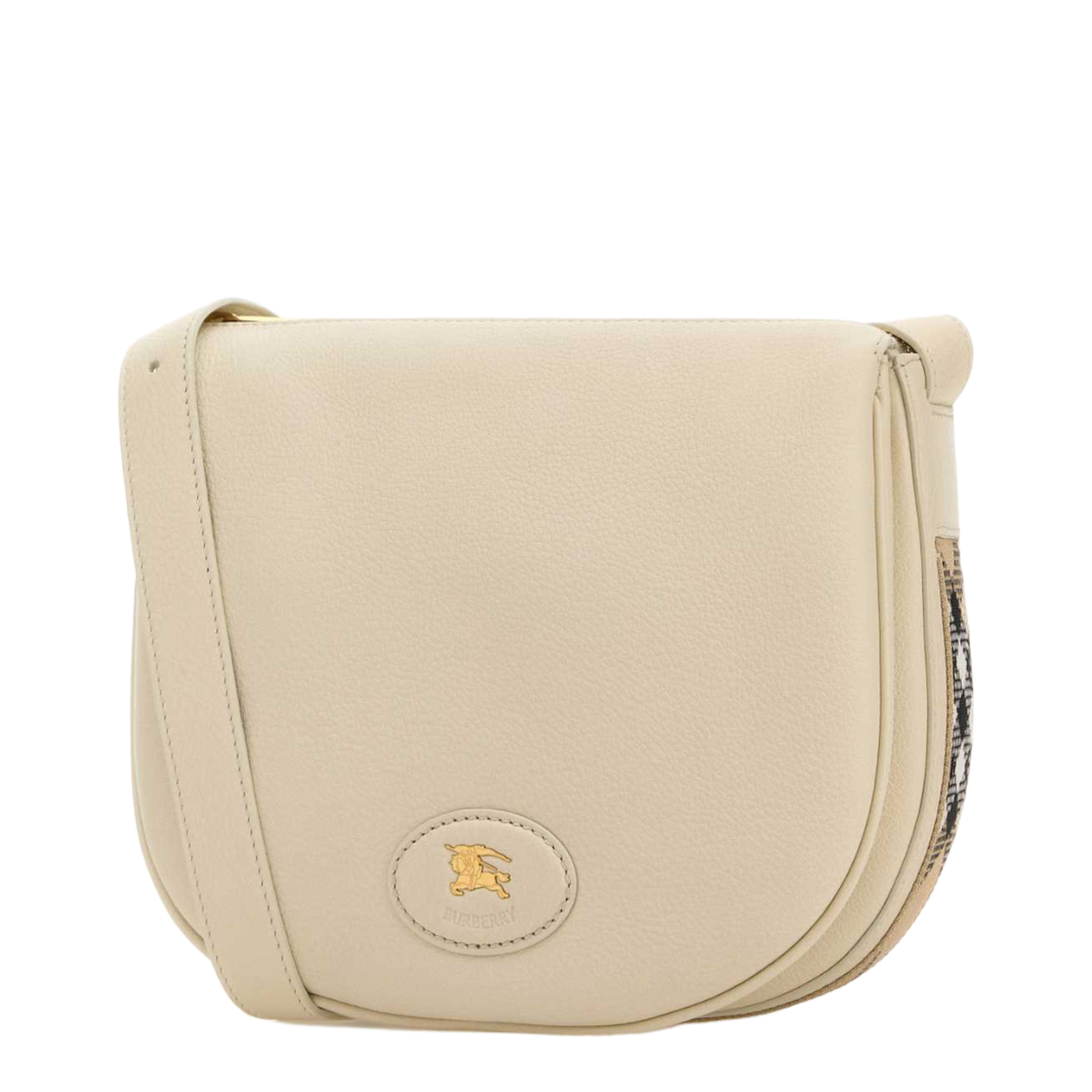 MAYFEYR - Burberry - Ivory Leather Tavistock Crossbody Bag - 8121115B7348
