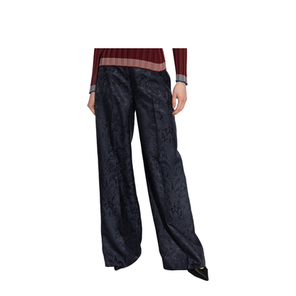 Trousers with Silk Trim