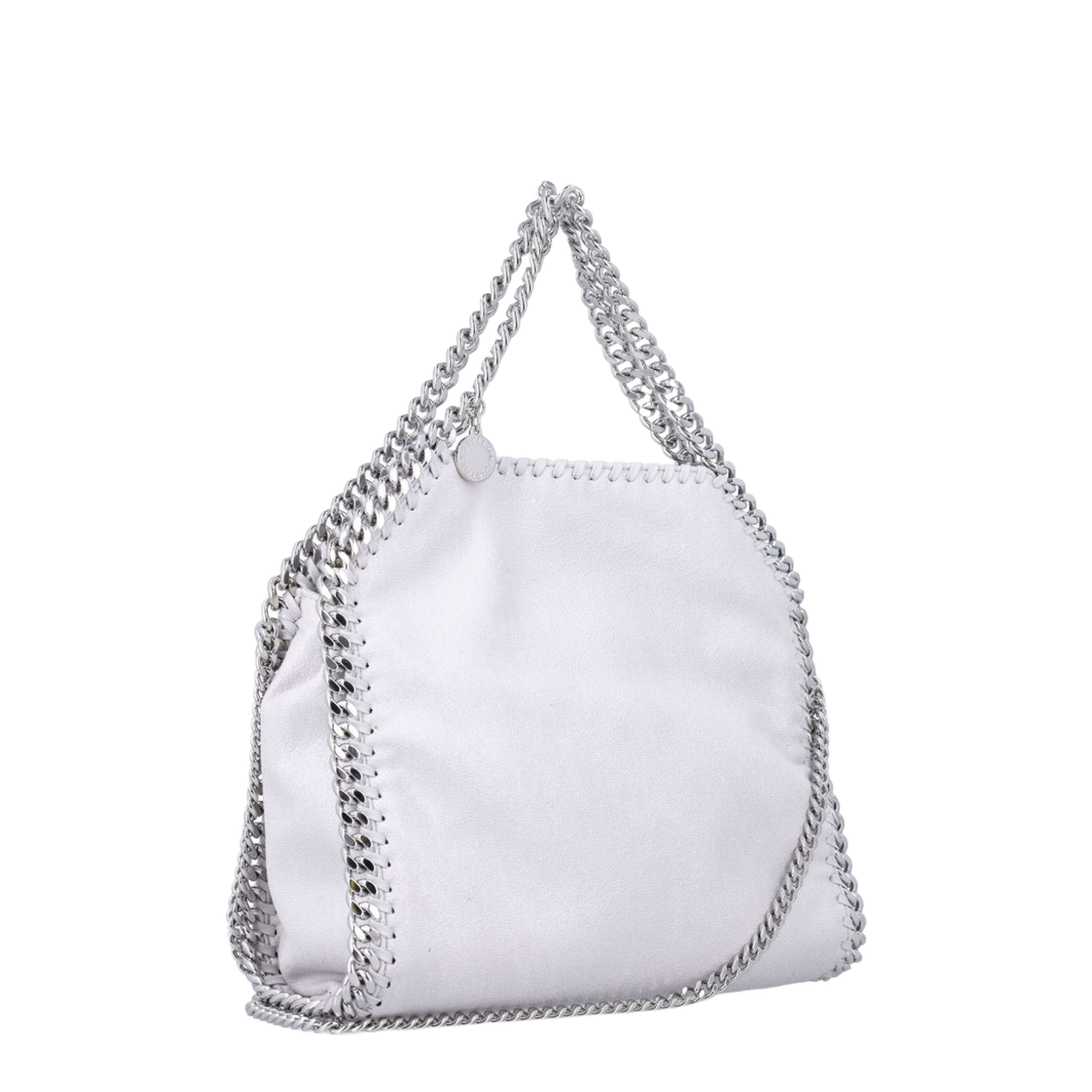 Falabella Mini Polyester Tote - Pearl Grey