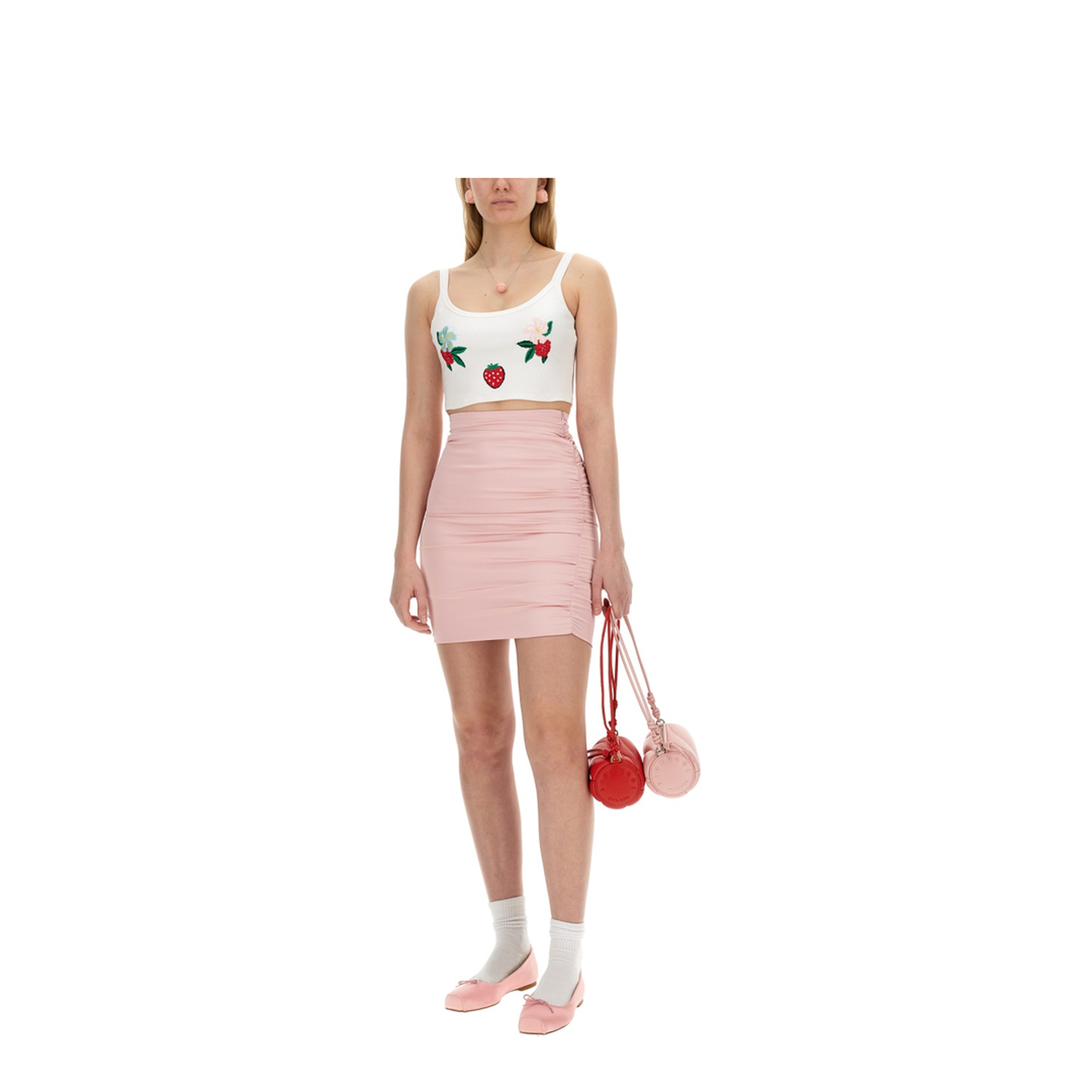 MAYFEYR - FIORUCCI - Mini Skirt - W01FPBSK037SA02PN02BABYPINK