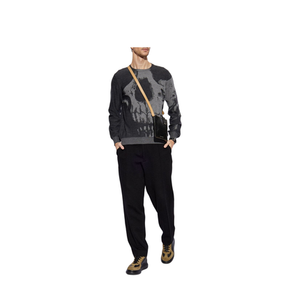 Skull Sweater in Black