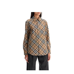 Burberry ered wool blend shirt