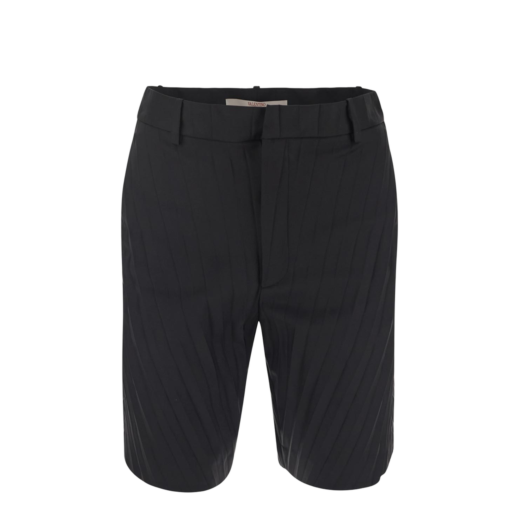 Black Nylon Bermuda Shorts