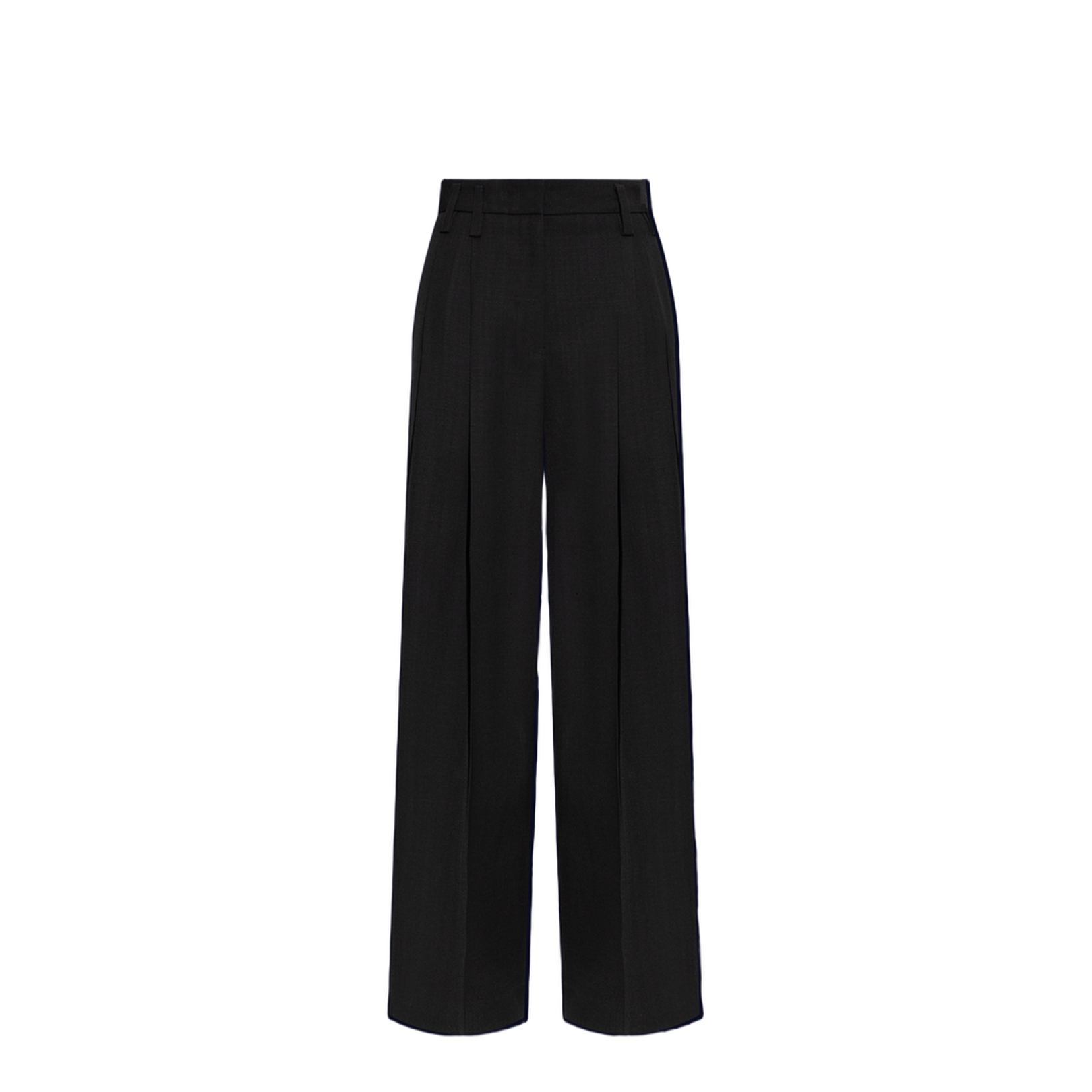 Silk Pleated Pants