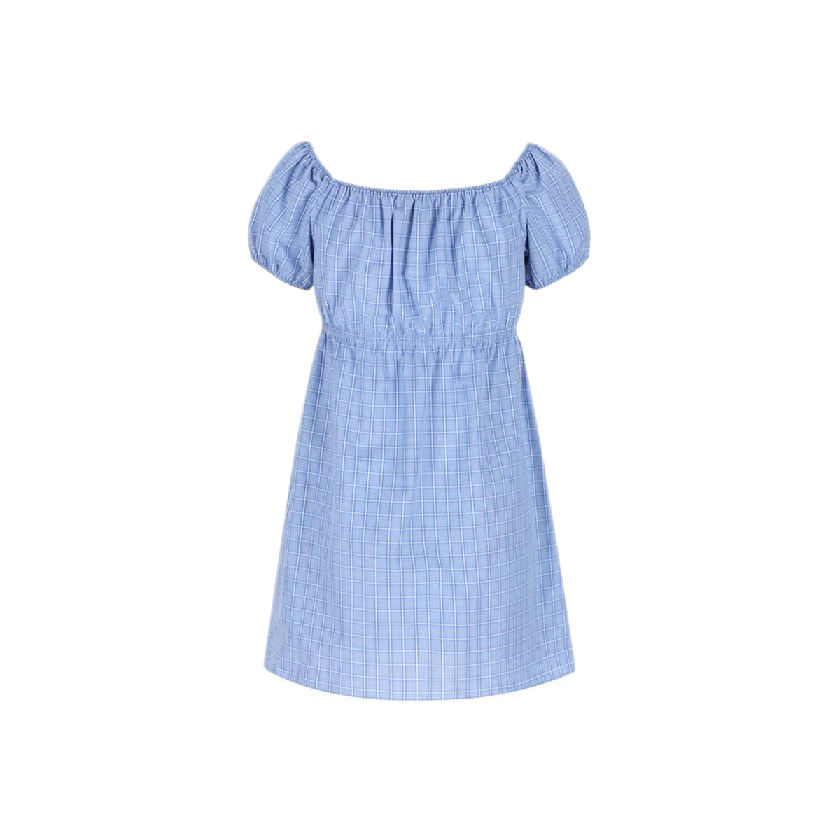 Check Popeline Dress