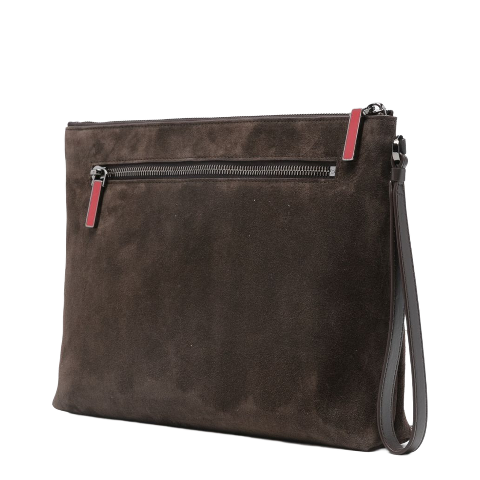 Funky Pouch Reversed Calf Leather and Spikes