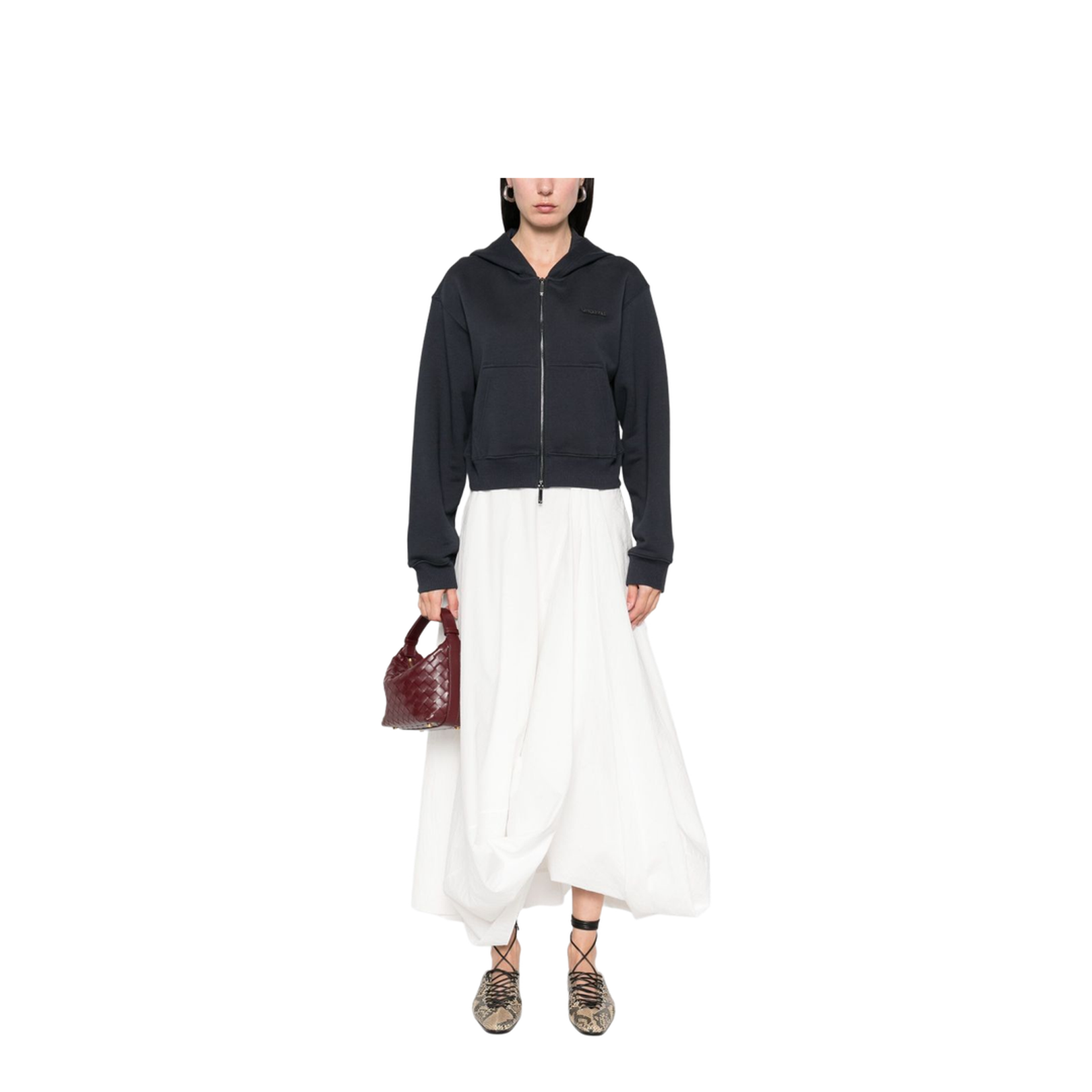 Cotton Zipped Hoodie