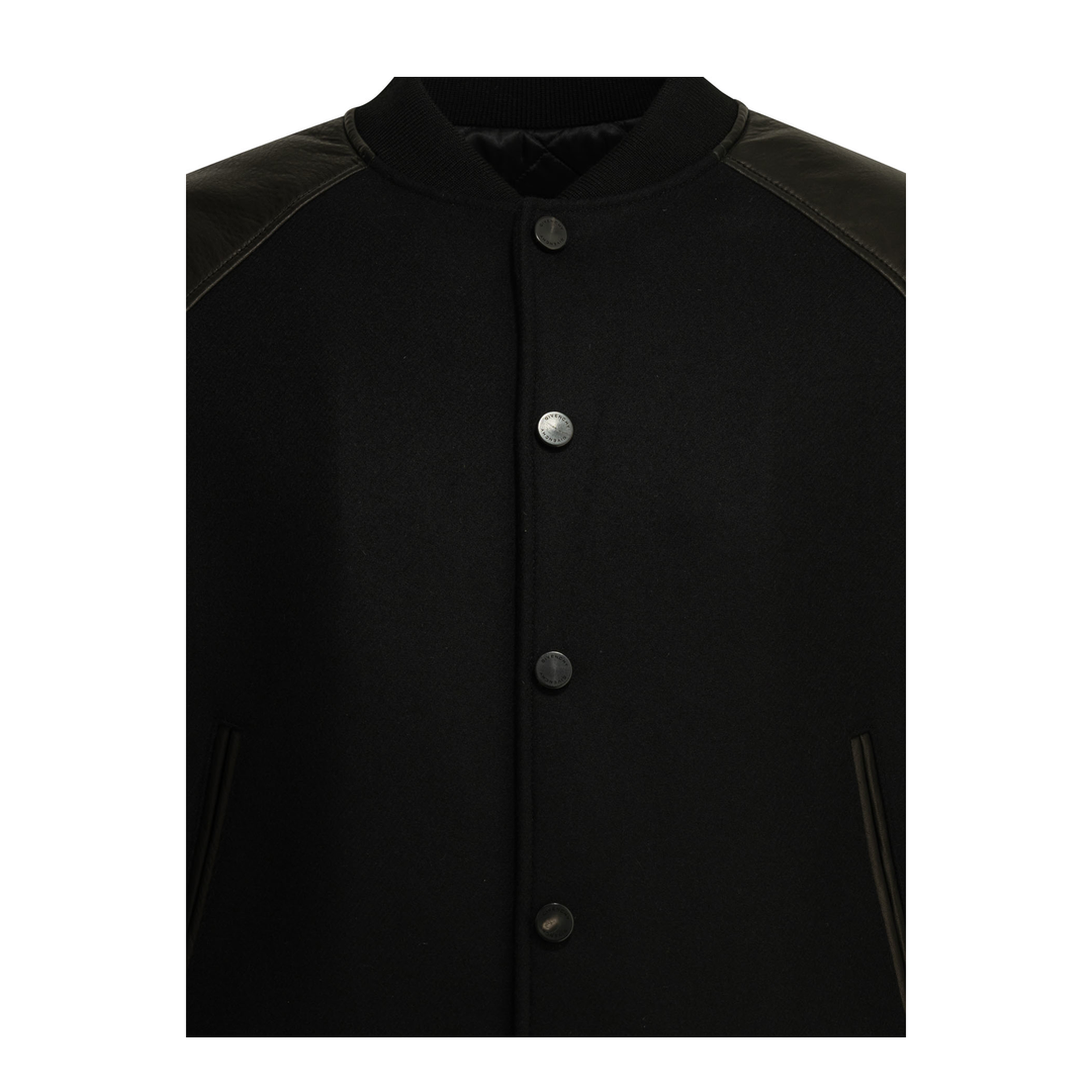 MAYFEYR - Givenchy - Wool Bomber Jacket With Reverse Logo - BM01F26Y43004
