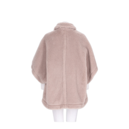 Beige Alpaca Virgin Wool Silk Coat