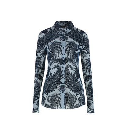 Paisley Tulle Shirt