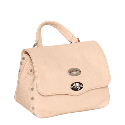 Postina Medium Calf Leather Top-Handle Bag - Pink