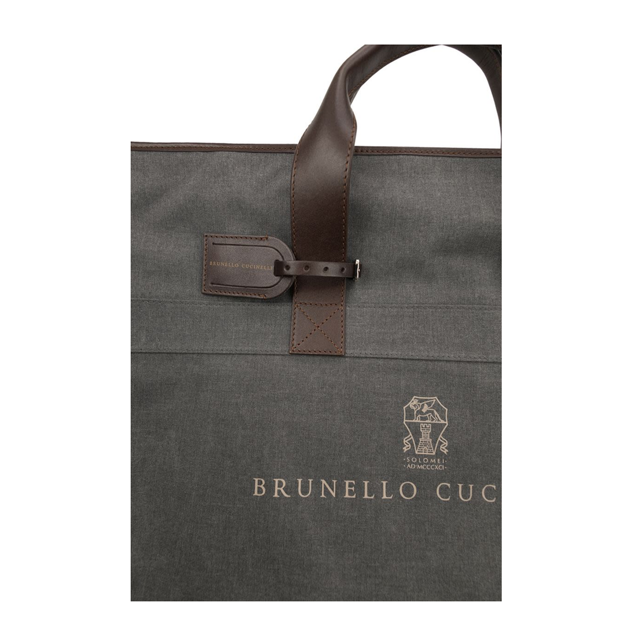 Leather Trimming Suit Carrier