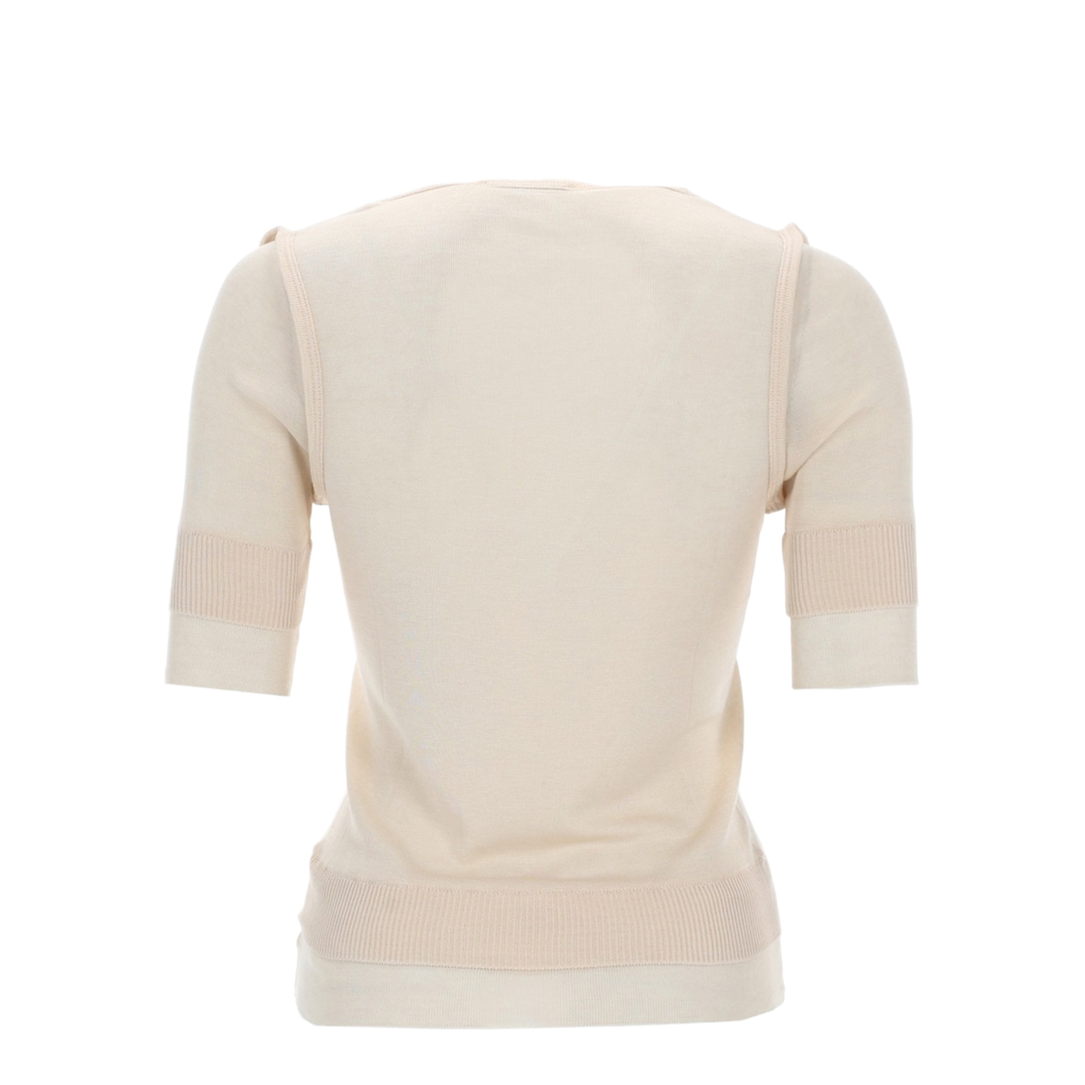 Trompe L'Oeil Viscose And Silk Top