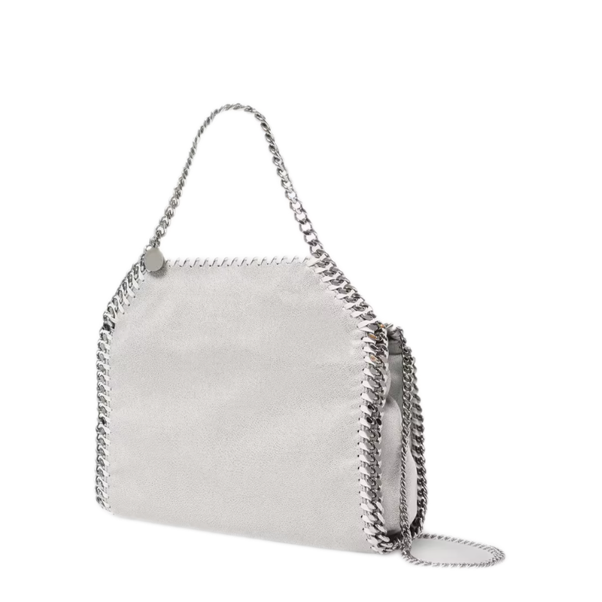 Falabella Mini Polyester Tote - Pearl Grey