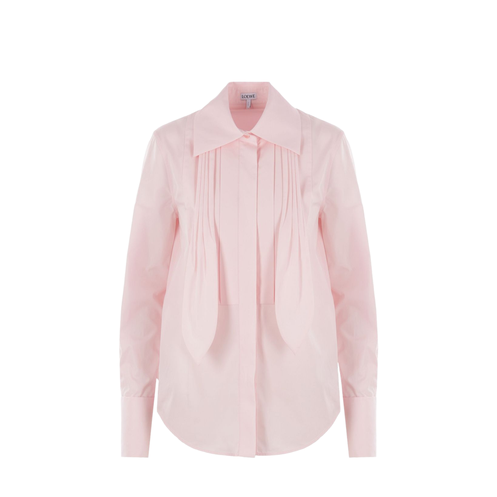 Draped Cotton Shirt